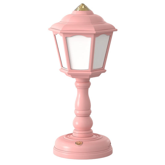 Retro Lamp Night Light Desk Lamp Pink