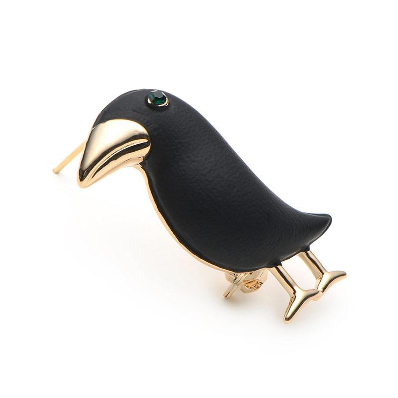 Black Crow Enamel Pin