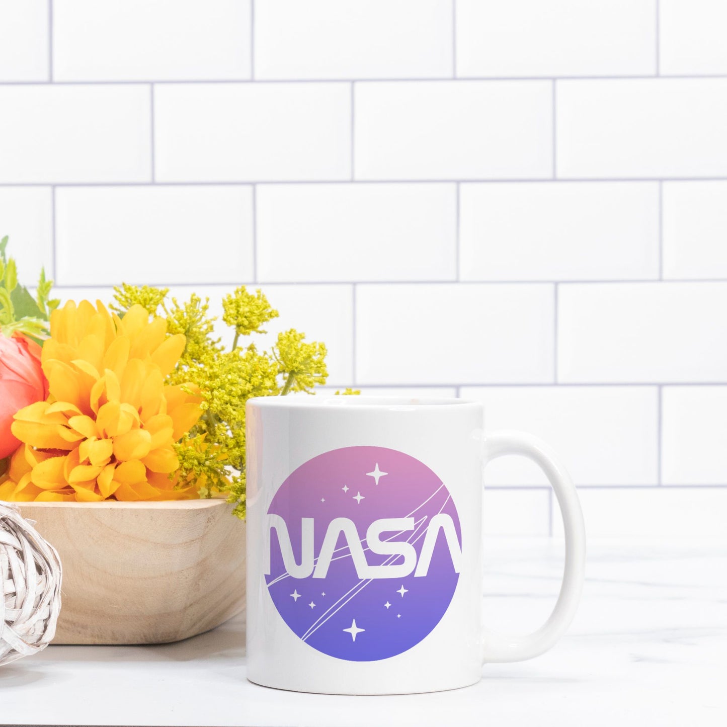 Pastel Gradient NASA Mug 11oz