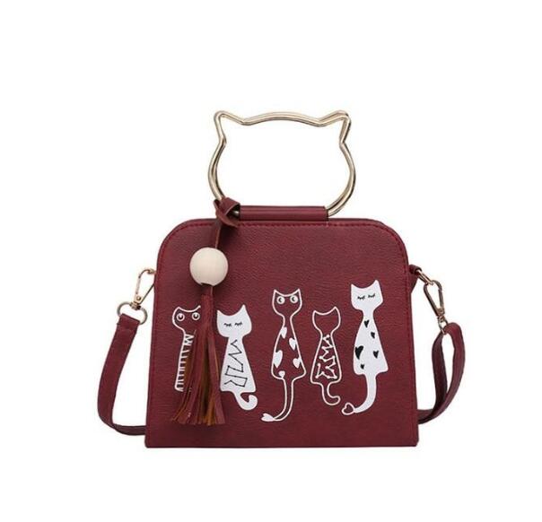 Cartoon Kitties Casual Handbag