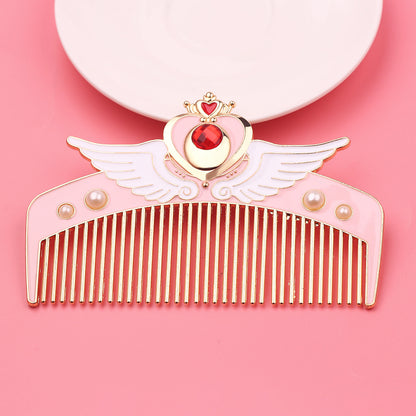 Moon Kitty Enamel Princess Comb