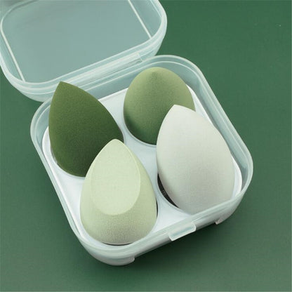 Makeup Blender Sponges 4-pc Set with Case