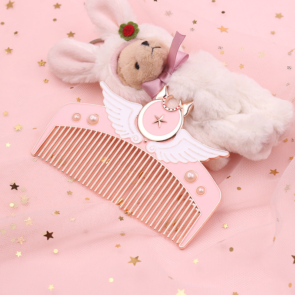 Moon Kitty Enamel Princess Comb