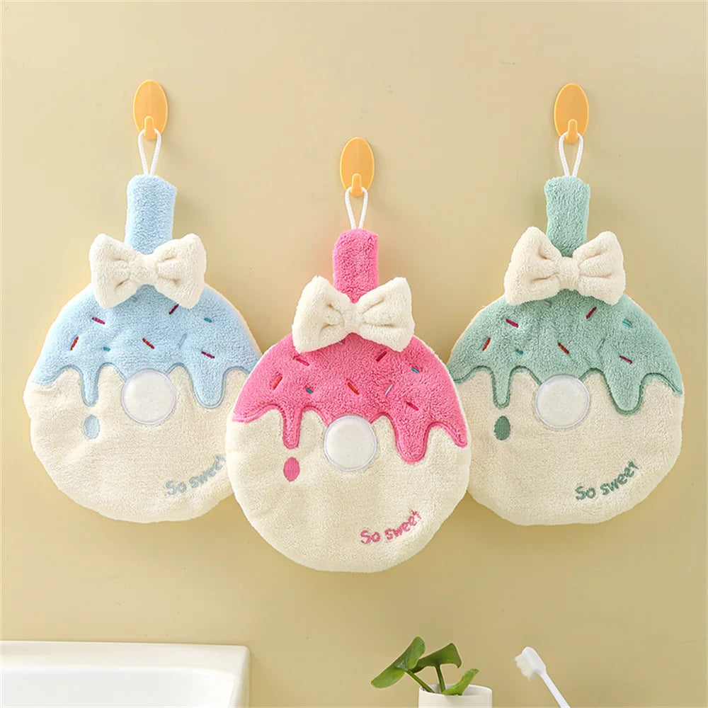 Sprinkle Lollipop Shaped Hanging Hand Towels