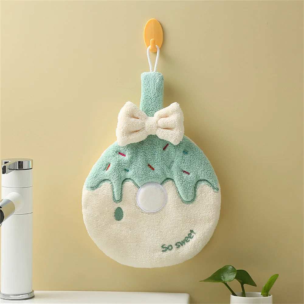 Sprinkle Lollipop Shaped Hanging Hand Towels