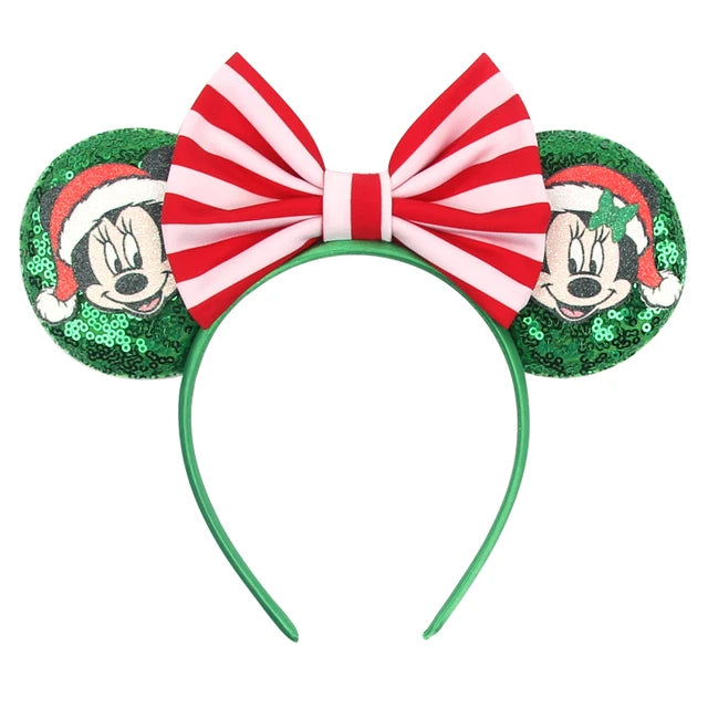 Christmas Mouse Ears Headbands 13