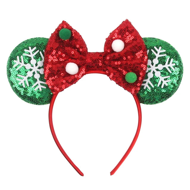 Christmas Mouse Ears Headbands 11