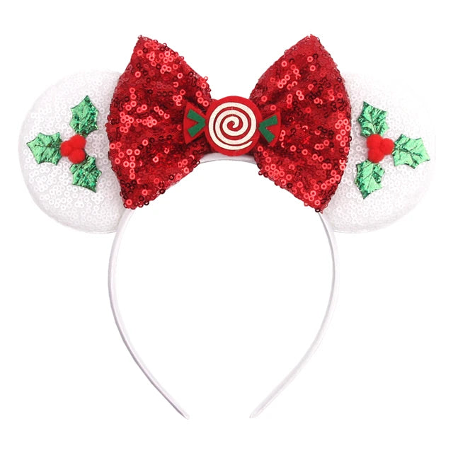 Christmas Mouse Ears Headbands 43