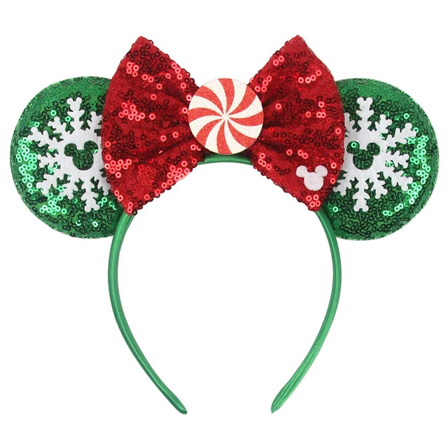 Christmas Mouse Ears Headbands 21