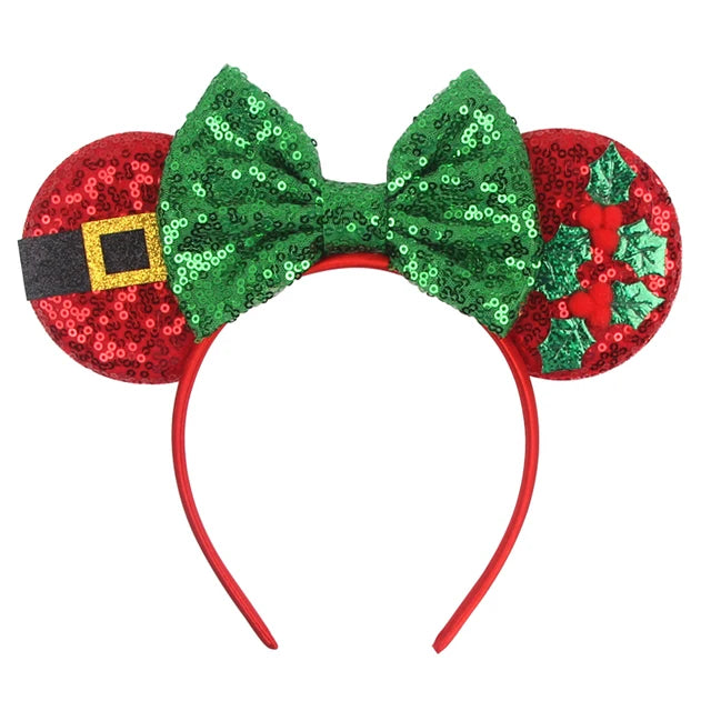 Christmas Mouse Ears Headbands 26