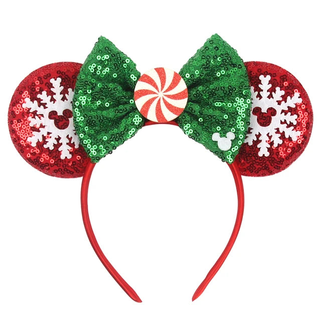 Christmas Mouse Ears Headbands 20