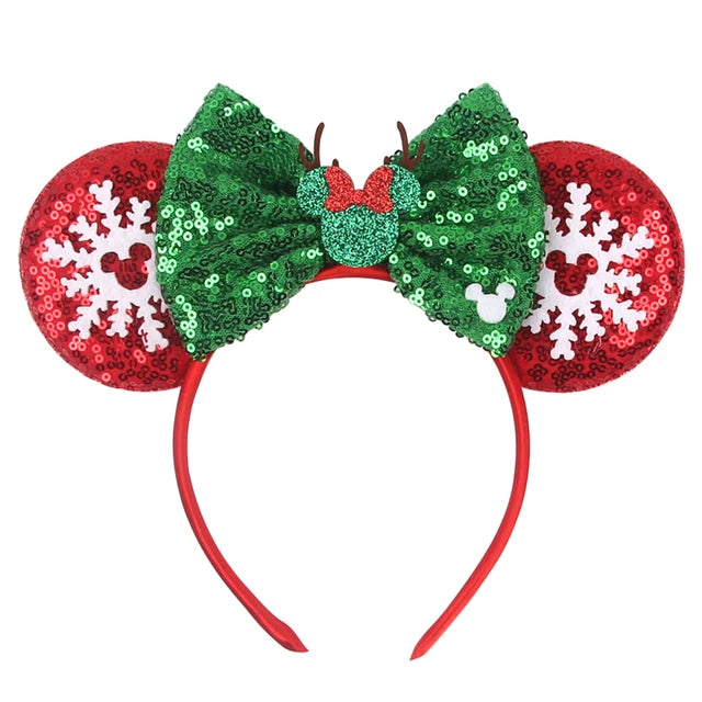Christmas Mouse Ears Headbands 16