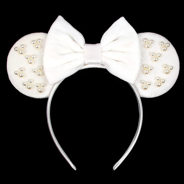 Velvet Mouse Ears Headband Collection 16