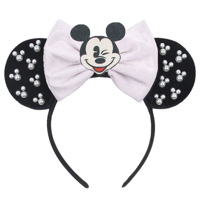Velvet Mouse Ears Headband Collection 25