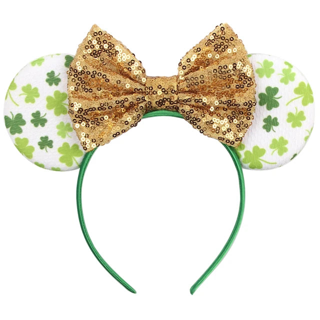St. Patrick's Day Mouse Ears Headband Collection 3