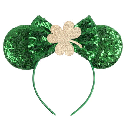 St. Patrick's Day Mouse Ears Headband Collection 1