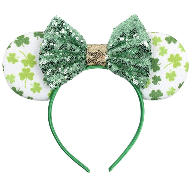 St. Patrick's Day Mouse Ears Headband Collection 4