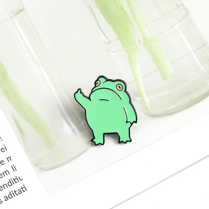 Communicative Frog Enamel Pin