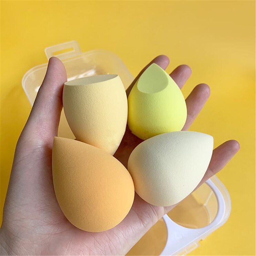 Makeup Blender Sponges 4-pc Set with Case