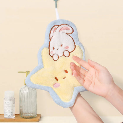 2-pc Celestial Bunnies Hanging Hand Towels