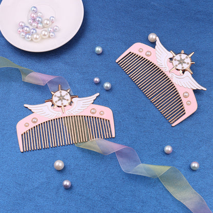 Moon Kitty Enamel Princess Comb