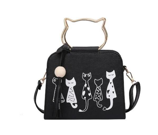 Cartoon Kitties Casual Handbag