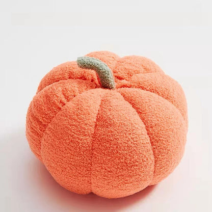 Plush Pumpkin Throw Pillow orange