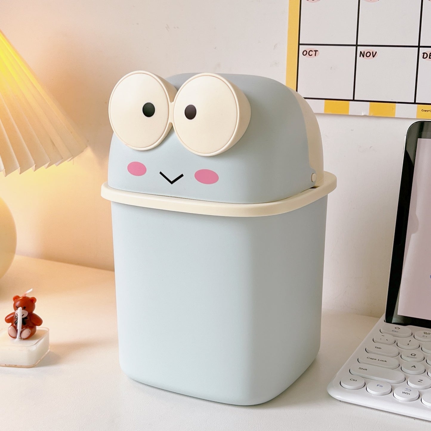 Kawaii Frog Mini Desktop Storage