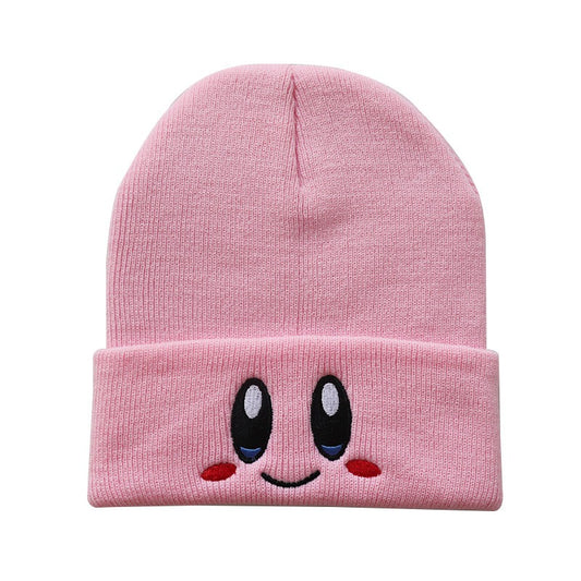 Pink Kirby Face Beanie Default Title