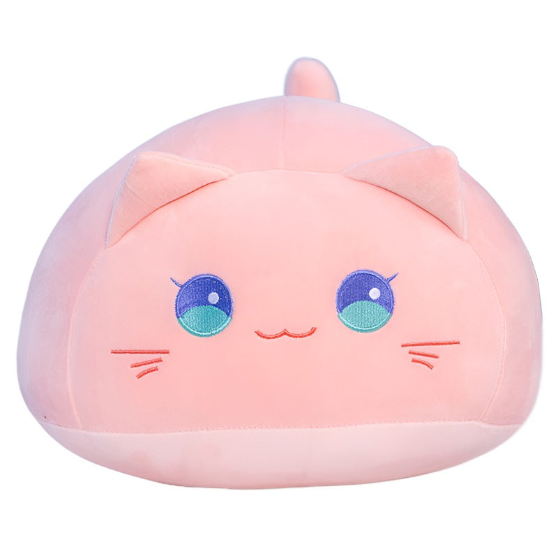 Kawaii Kitty Plush Pillow Pink