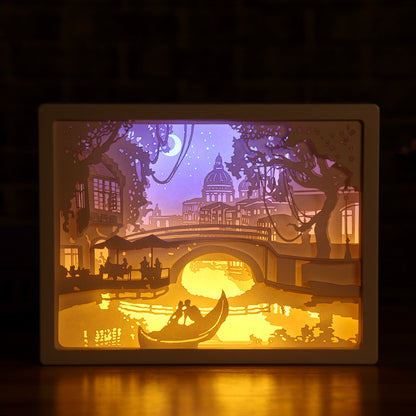 Paper Carving LED Night Lights