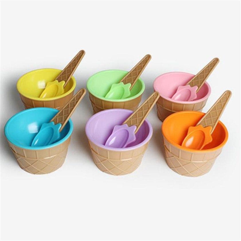 Ice Cream Cone Shaped Ice Cream Bowls