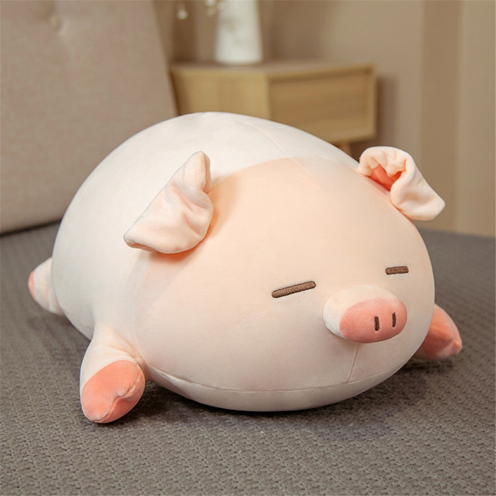 Pink Piggy Plush Pillows Pig sleeping