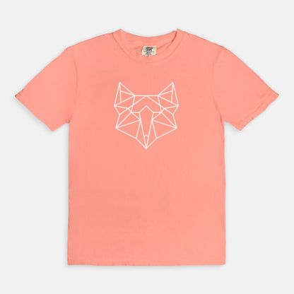 Geometric Fox Comfort Colors Tee