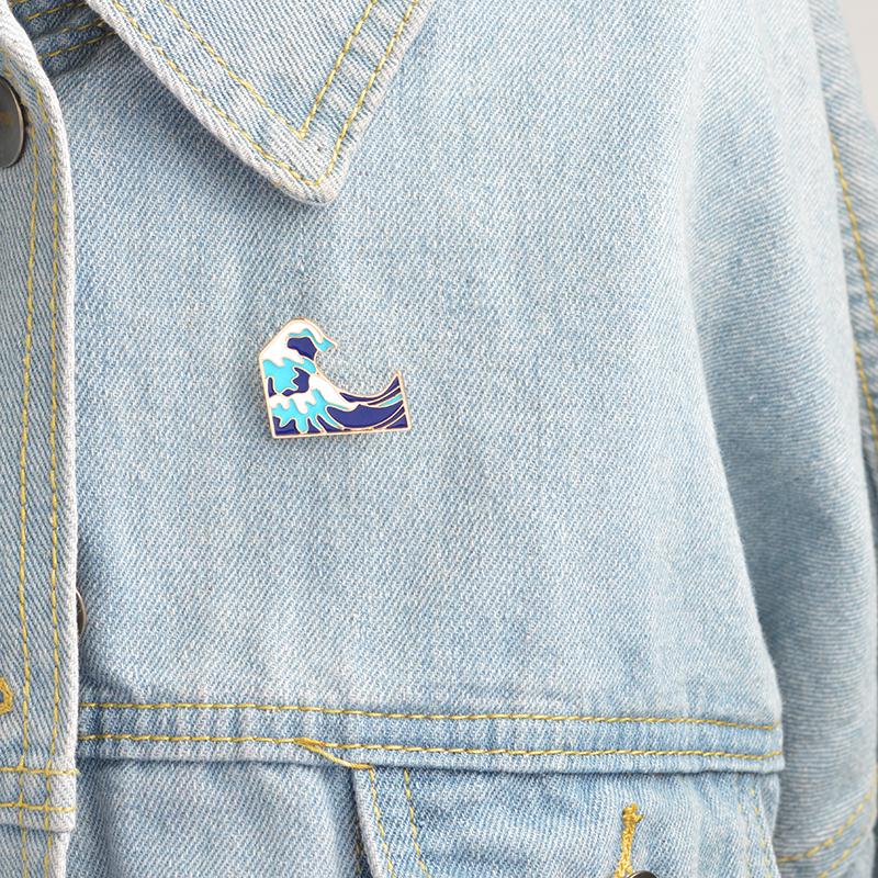 Great Wave Enamel Pin