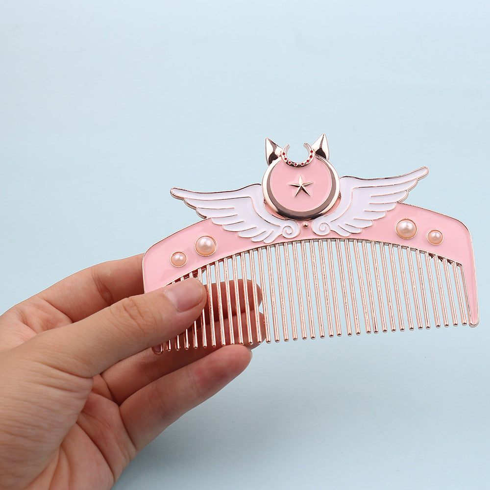 Moon Kitty Enamel Princess Comb