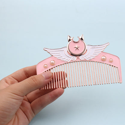 Moon Kitty Enamel Princess Comb