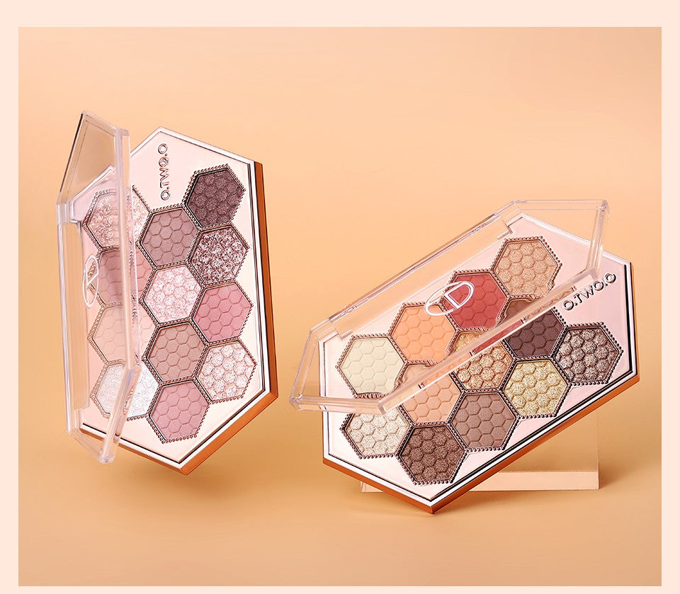 Honeycomb Earth Tones 12-Color Eyeshadow Palette