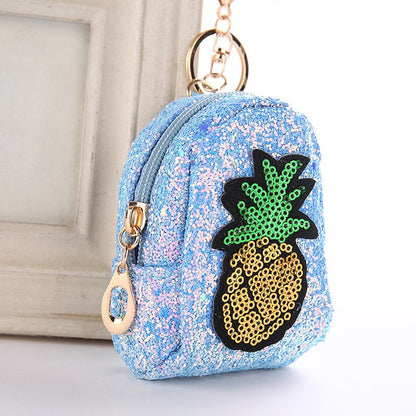Mini Pineapple Backpack Keychain