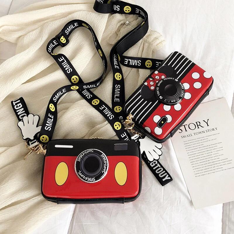 Mickey and Minnie Mini Camera Handbags