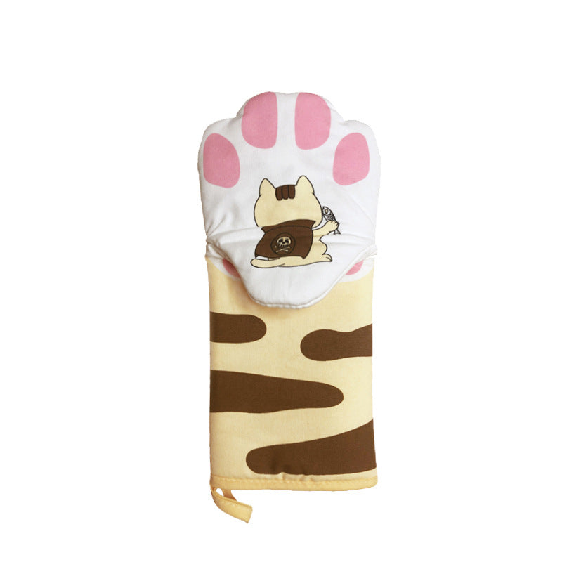 Cat Paw Oven Mitt One Cat Claw