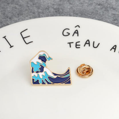 Great Wave Enamel Pin