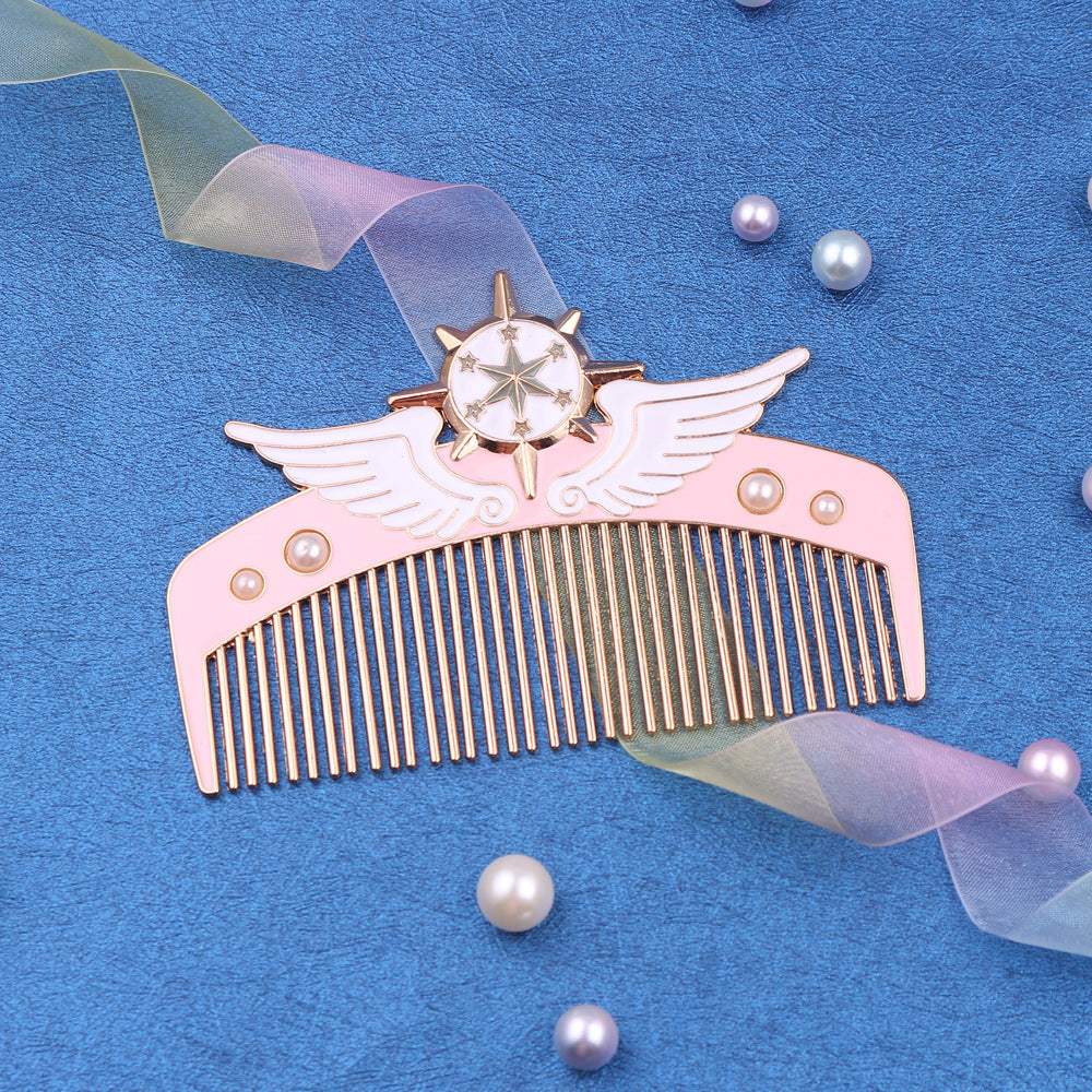 Moon Kitty Enamel Princess Comb