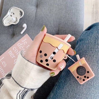 Boba Milk Tea Silicone Airpods 2 Case