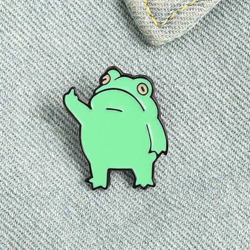 Communicative Frog Enamel Pin Default Title