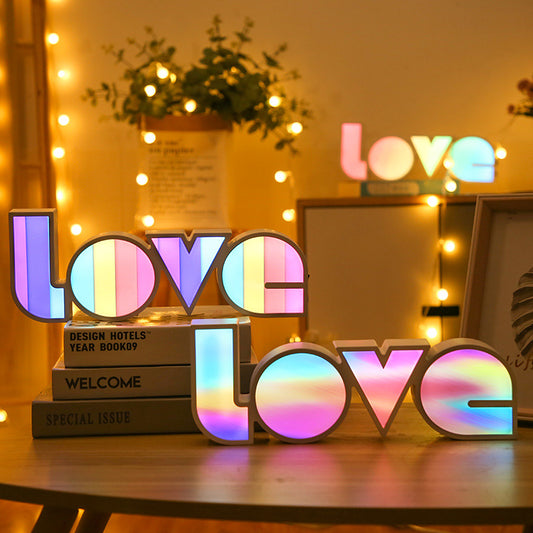 Love LED Light Box Night Light