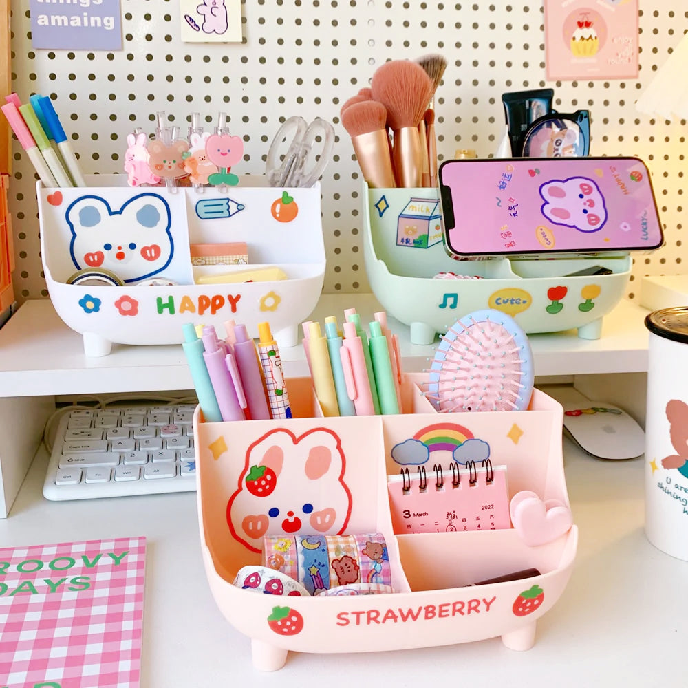 Kawaii Desk Organizer for Pencils and Stationery