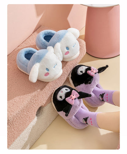 Kawaii Characters Plush Slippers