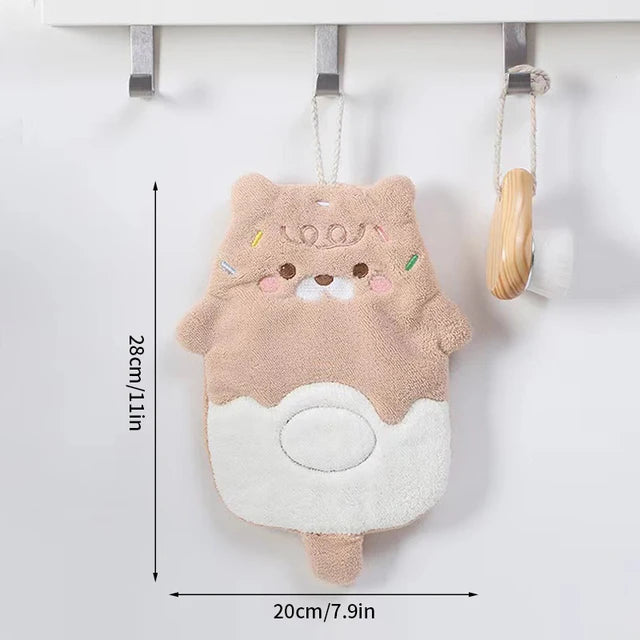 Kawaii Animals Hanging Hand Towels