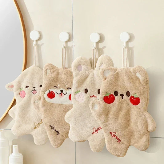 Cute Animals Hanging Hand Towels